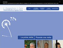 Tablet Screenshot of centromedicoagopuntura.it